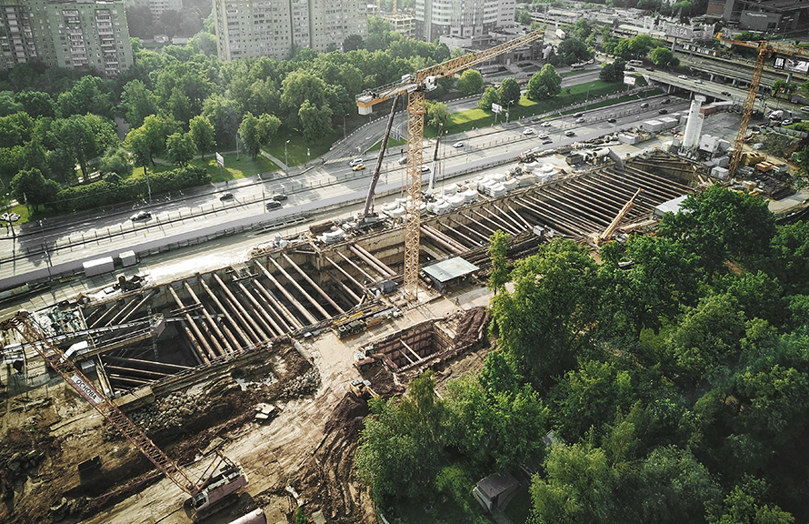 Kuntsevskaya metro station pavilion 10