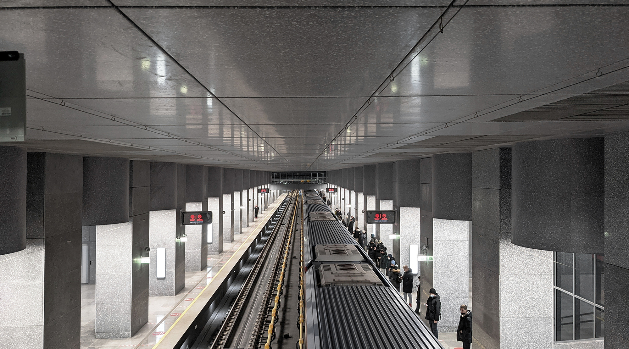 Kuntsevskaya metro station interior visualisation 1