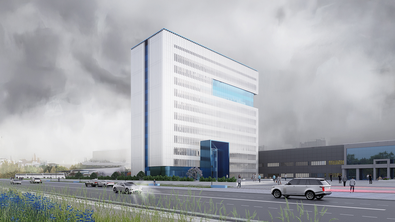 Office Building Render 1